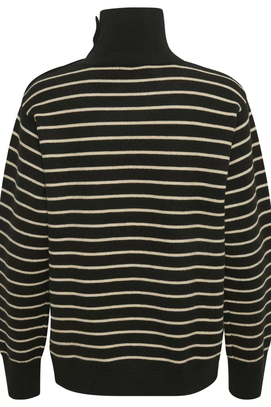 Soaked in Luxury SLLyrica Stripe Strik Pullover LS- Strik